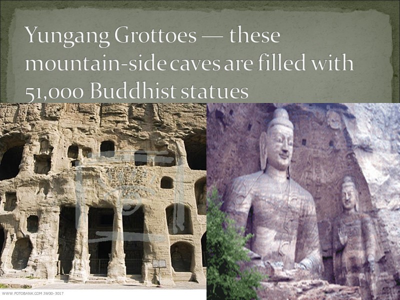 Yungang Grottoes — these mountain-side caves are filled with 51,000 Buddhist statues